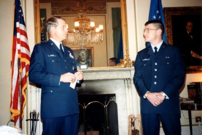 Eric Dorminey was commissioned on Dec. 27, 1990, by Col. John Vanduyn, who would also preside at his promotion to colonel.
