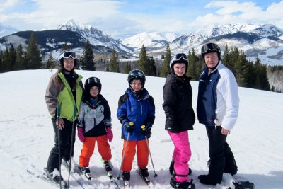 The Dorminey clan enjoys one of the many outdoor activities Colorado has to offer.