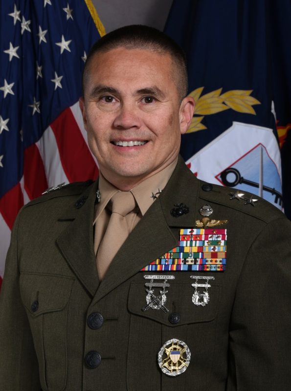 Portrait of Maj. Gen. Seely in Marine Corps uniform