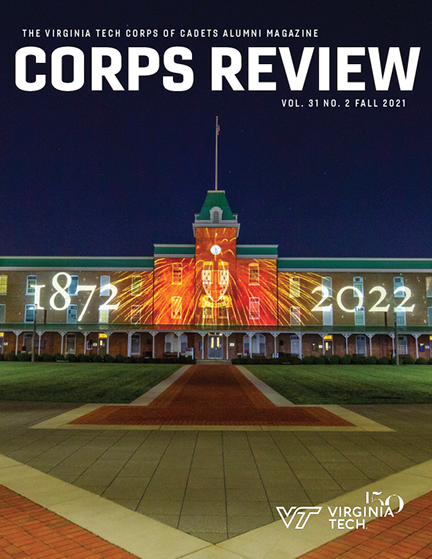 Cover of the Fall 2021 Corps Review