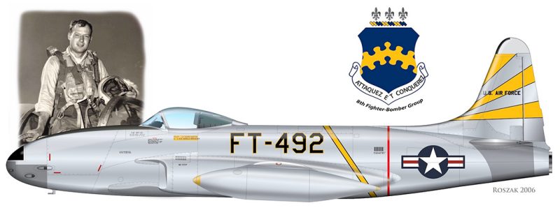 1st Lt. Baird Martin’s F-80 Shooting Star