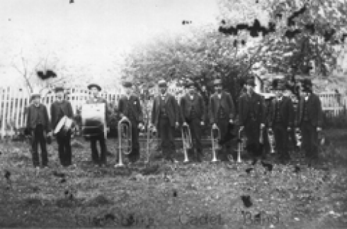Civilians hired to provide music to the Corps.