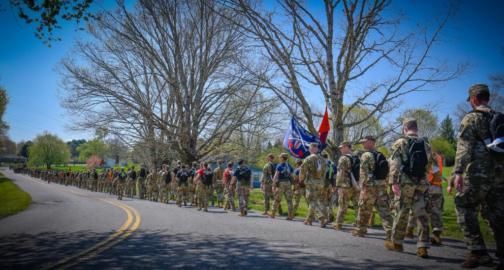 Caldwell March Virginia Tech Corps of Cadets Virginia Tech